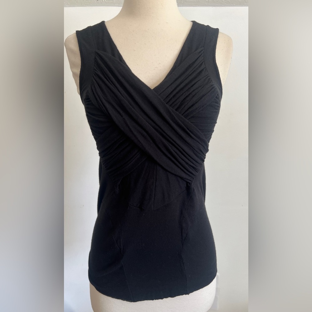 AllSaints Spitalfields Fenella Top Black - Picture 2 of 6
